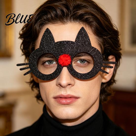 Durable Lightweight Festive Kids Adults Pumpkin Funny Glasses Frames Halloween Eyewear for Spooky Party Cute Ghost Eyeglass Photo Booth