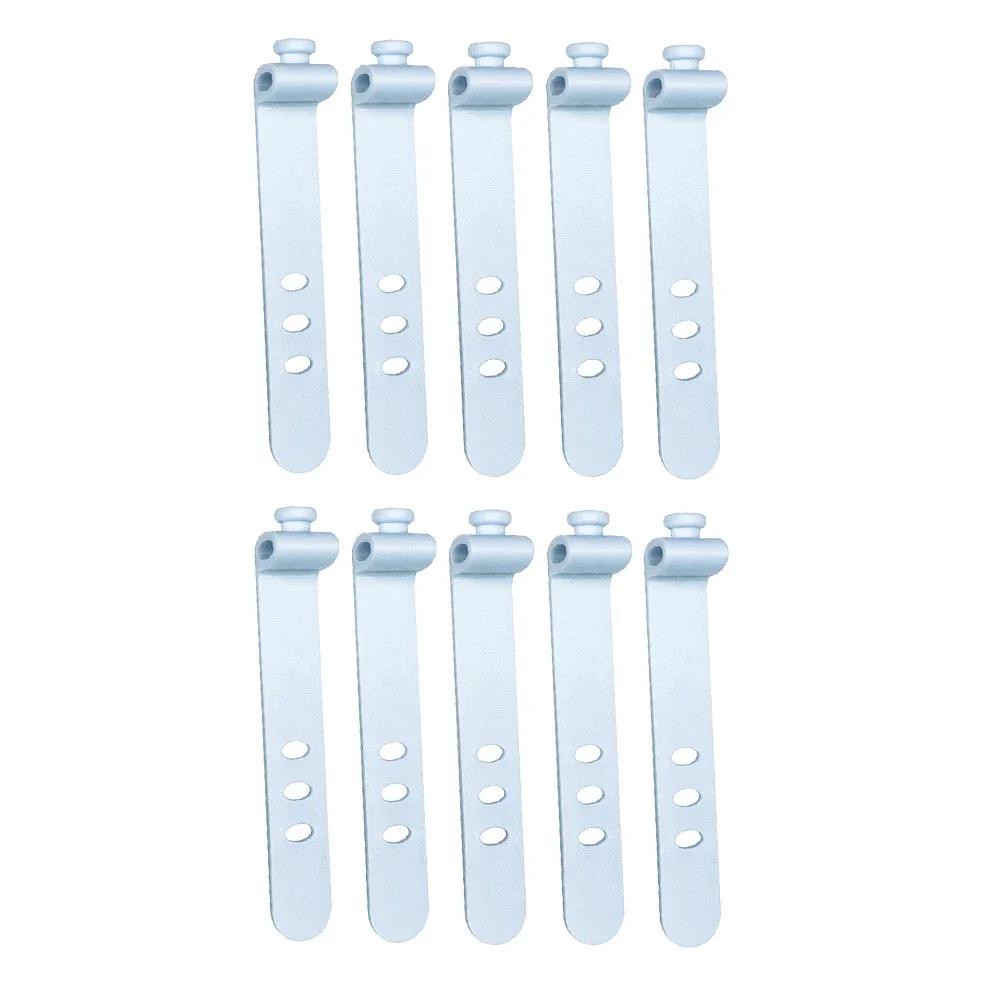 10/5/1pcs Reusable Fastening Cable Ties Cord Organizer for Earphone Mouse Cable Winder Portable Soft Silicone Wire Organizer