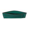 Gucci Double G Logo Grain Leather Card Holder Unisex Accessories Green 812681-AABY0-3120