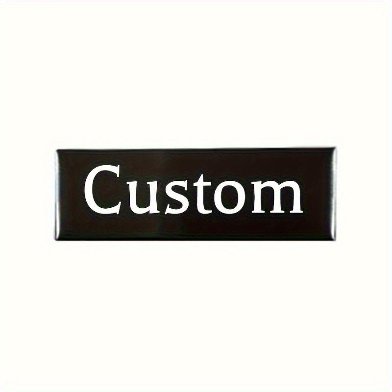 

Custom Stainless Steel Geometric Sign - Self-Adhesive Wall Decor for Home, Office, Luggage & Wine Boxes - Personalized Name & Position Plaque Right Angle чёрный