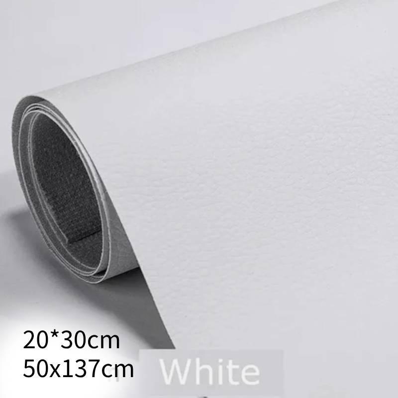 

Клейкая кожаная самовосстанавливающаяся лента-патч кожаные заплатки для дивана автомобильного сиденья сумок 137*50cm/54*19inch белый