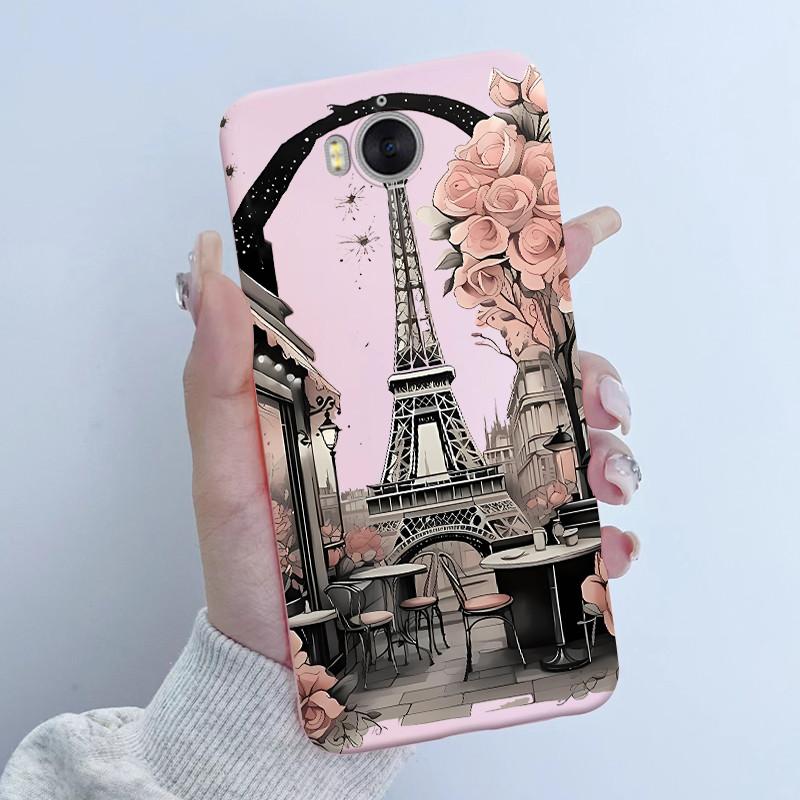 For Huawei Y5 2017 Y6 2017 Phone Case Butterfly Flower Girl New Design Soft Silicone TPU Back Housing for MYA-L22 MYA-U29 Covers
