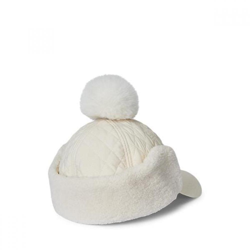 Polo Golf Women S Logo Quilted Pom Pom Cap wapghgS0j420029100