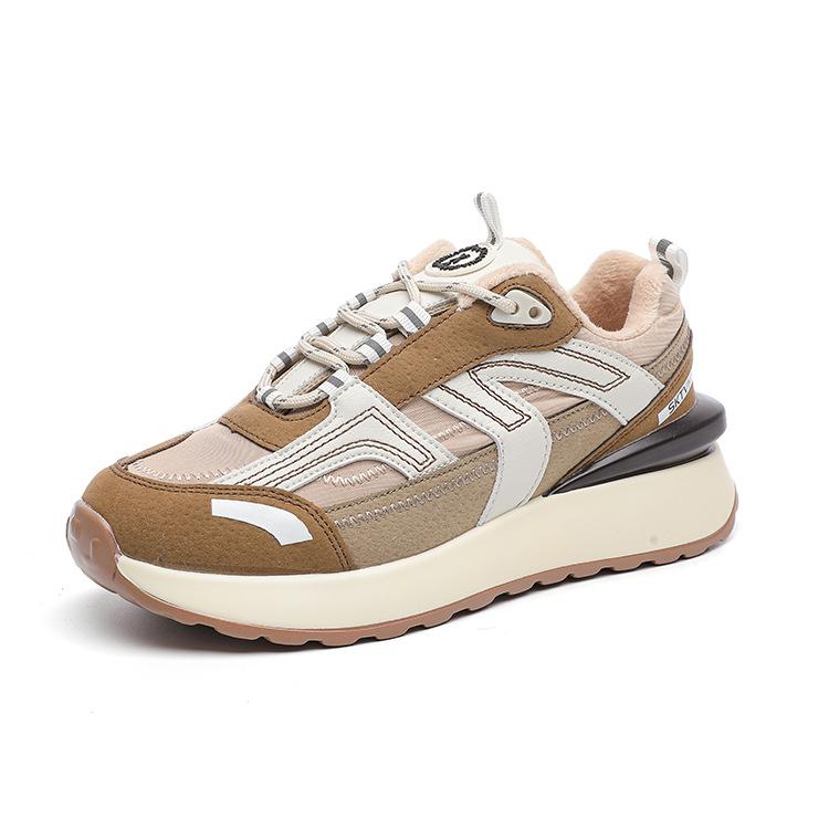 Sneaker Women's Fleece-lined Autumn and Winter New Platform Women's Shoes Versatile Casual Shoes Women