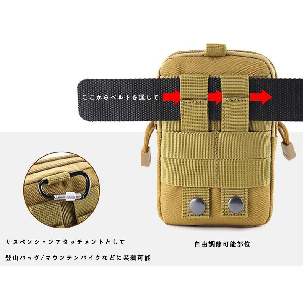 Multifunctional Belt Bag, Waist Pouch, Small Item Storage Bag, Large Capacity, Waterproof, Wear-Resistant, Portable Hip Bag for Outdoor Activities,