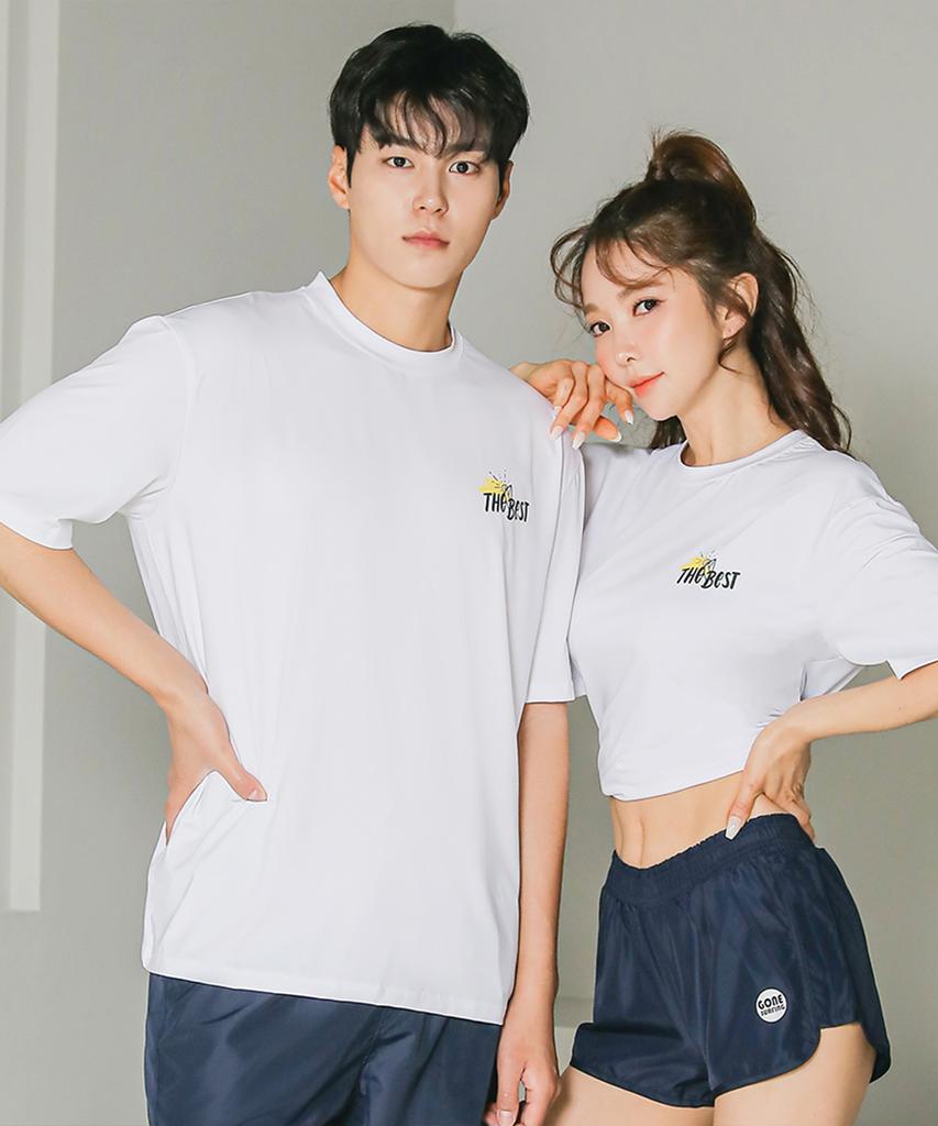 VENDIS Best Trip Short Sleeve Couple Rash Guards