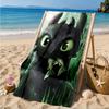 Dragon Taming Adventure Beach Towel, Super Soft Microfiber, Perfect Gift for Her/Him, Birthday, for Pool, Beach, Travel, Decor Beach Party