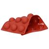 3 Stück Lebensmittelqualität Kuchenform Silikonmaterial Halbkugelförmige Form Heimküche DIY Backen