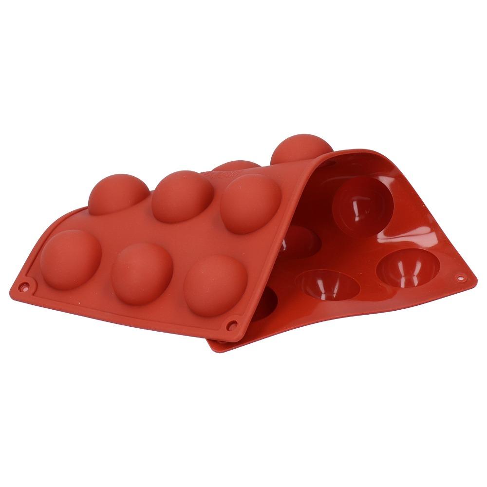 3 Stück Lebensmittelqualität Kuchenform Silikonmaterial Halbkugelförmige Form Heimküche DIY Backen