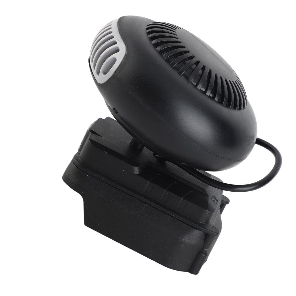 Încălzitor mic de spațiu 170W 2 trepte Alimentat cu baterie 18V Ventilator electric cu încălzire pentru BL1815 BL1820 BL1530