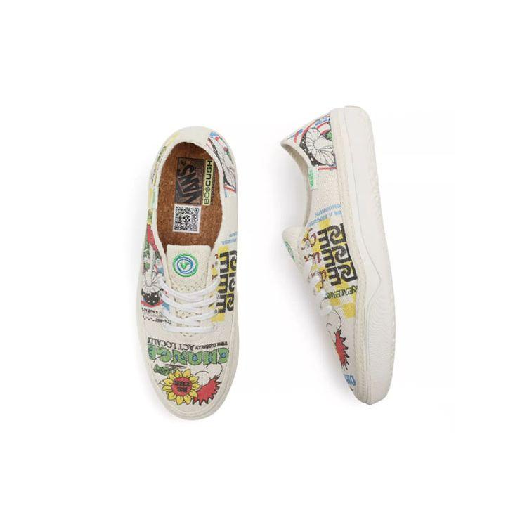 Vans נעלי סניקרס יוניסקס מרובות צבעים Circle Vee Eco Theory - אקו פוזיטיביות VN0A4BWLARG