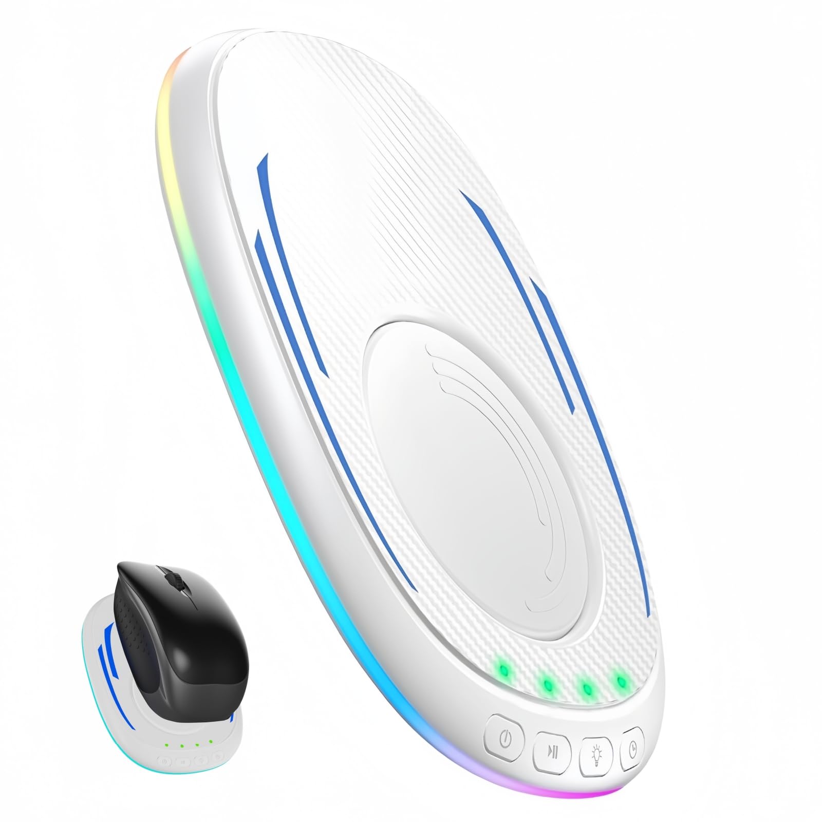 

BUPVIOOD Mouse MoverMouse Jigger with 4 Timer Settings, Undetectable, Driver-Free, WirelessWired Mouse, Equipped with LED Light, Timer and Security