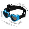 Pet Glasses Dog Cat Sunshade Glasses Heart Shape UV Windproof Goggles Cute Headwear Pet Decor Photography Prop Pet Supplies Gift