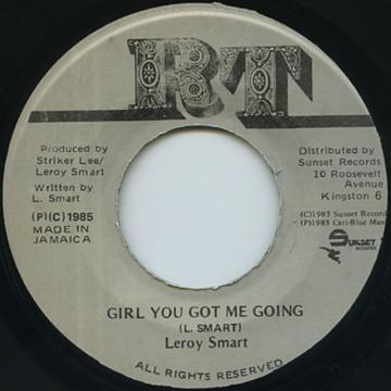 

7inch Record LEROY SMART - Girl You Got Me Going DSR6049 RT 1985 Jamaica Reggae, Ska & Dub Used
