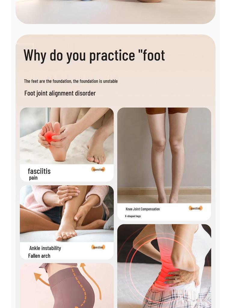 Arch Trainer: Flat Foot Control & Rehabilitation Sole Strengthening Tool