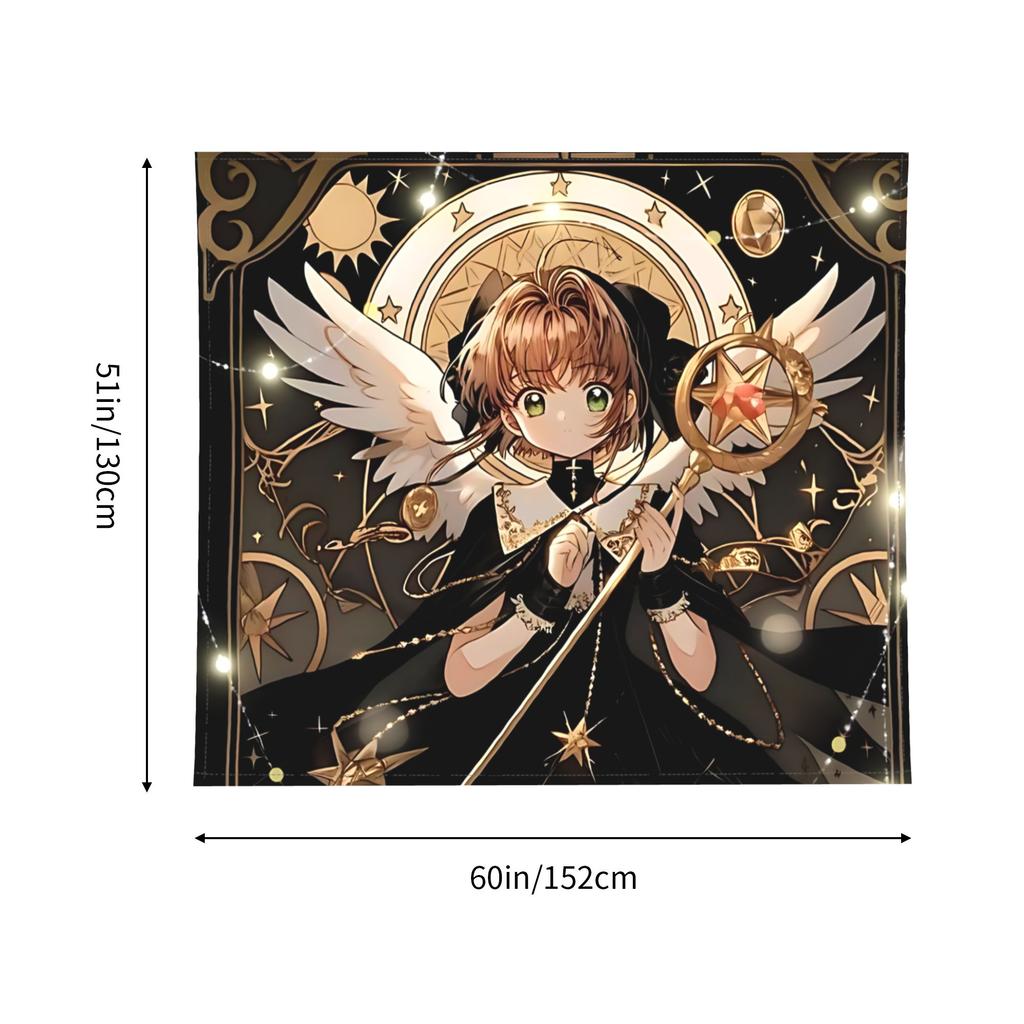 Anime Cardcaptor Sakura Cutecore Tapestry Wall Hanging Blanket Tapestry Home Decor Items Wall Decorations