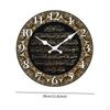 Religious Wall Clock Decor Sturdy Gift Round Practical Creative Unique Hanging Decorative