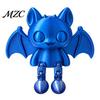 Articulated Bat Toy 3D Printed Figurine, Flexible Cartoon Ornament with PLA Plastic Figurine Movable Joints, Desktop Animal Sitter for Home
