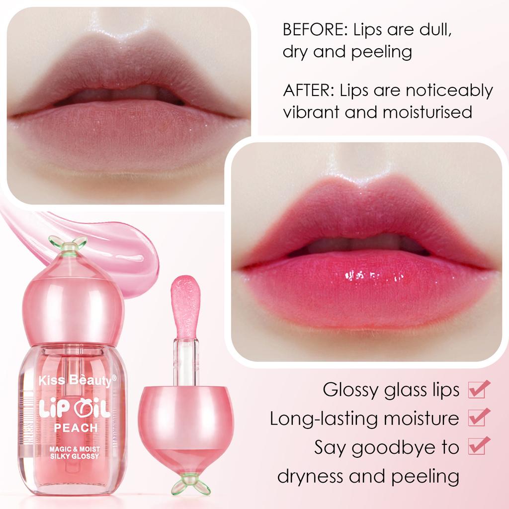 Kissbeauty Temperature Lip Gloss Color Changing Lip Oil Moisturizing Moisturizing Waterproof Temperature Changing Lipstick