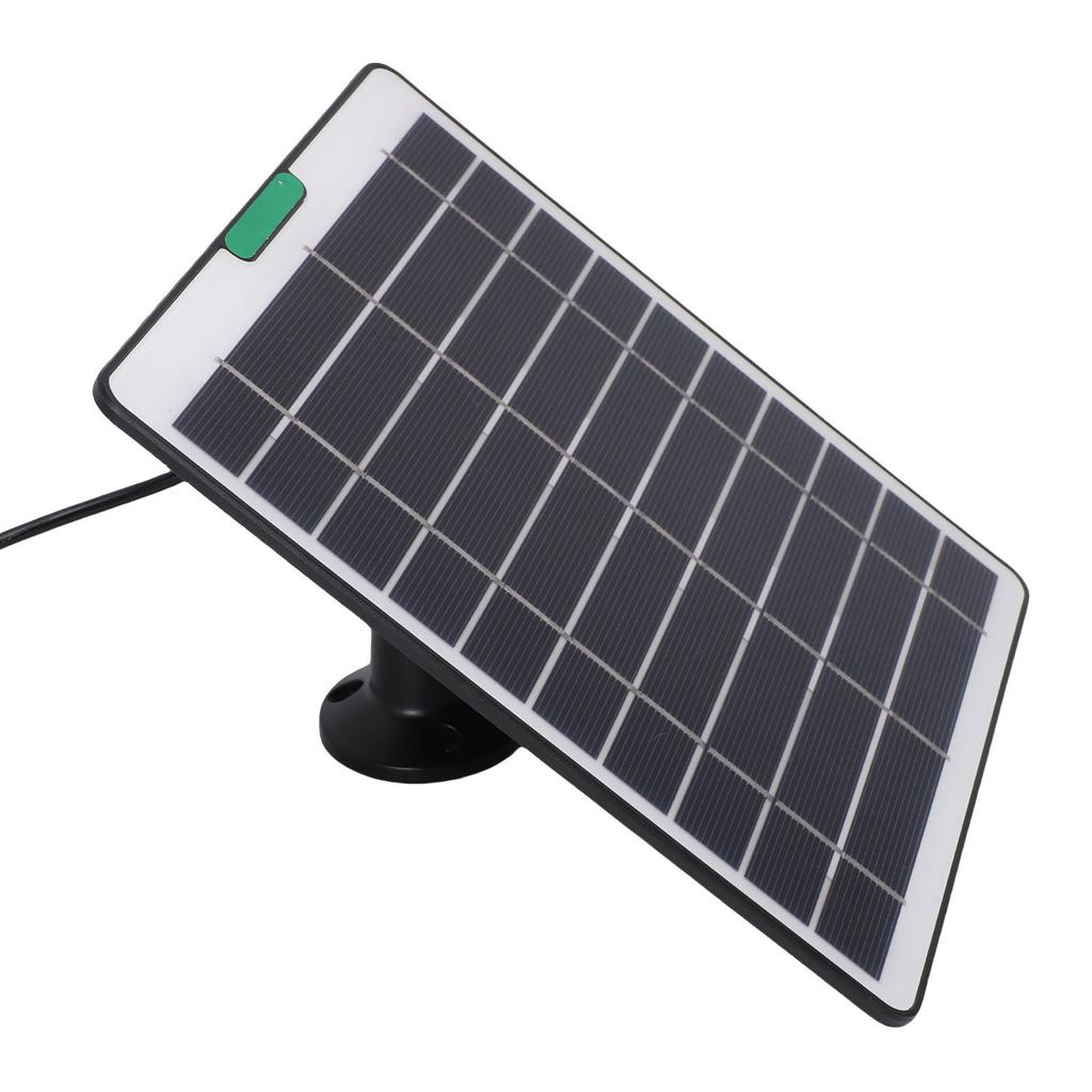 5W Solar Panel Fit for   Pro 5S Surveillance Camera Monocrystalline Silicon Solar  r with 3 Pin Interface for Security Camera Doorbell
