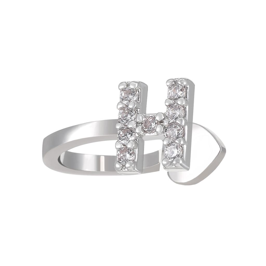 Advanced Temperament 26 English Letter Ear Clip Simple U No Ear Hole Earrings For Women