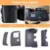 DSLR Camera Body Wrap Rubber Case Left Side + Bottom Skin Cover with Self-adhesive Tape Repair for D800