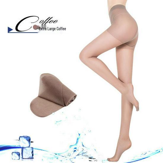 Langsha Plus Size Anti-Ladder Sexy Stockings - Black & Flesh, Thin Transparent Pineapple Design, Summer Anti-Hook Socks for Women.