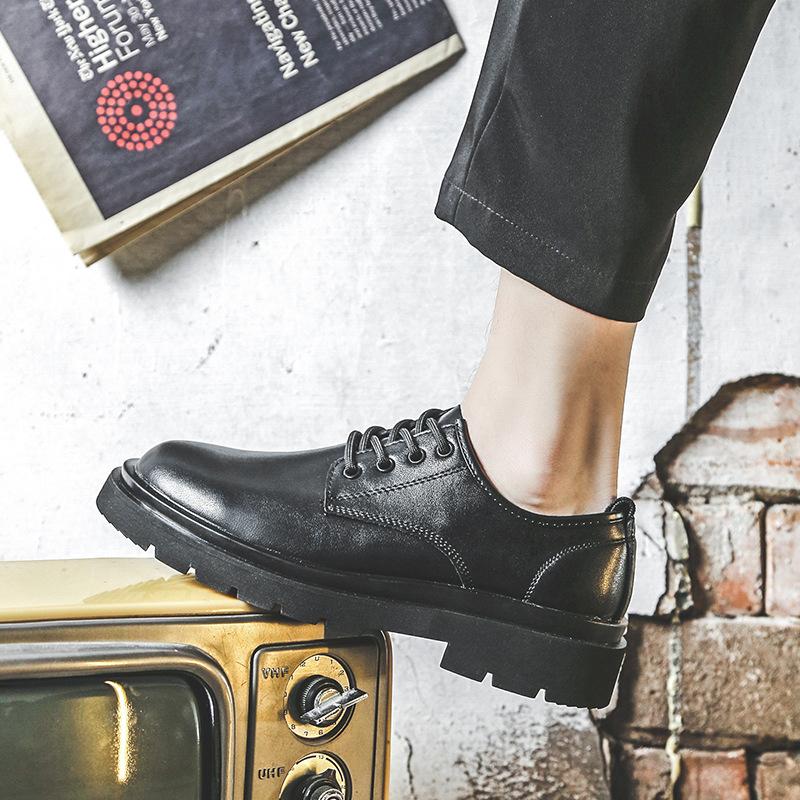 Large Size Men'S Business Casual Leather Shoes 45 Korean Version Of Trendy British Dress Groom Wedding Shoes 46 Shoes