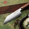 Grandsharp 3 Layer Composite ZDP-189 Steel 5.5 Inch Bunka Knife Chef Knife Mkuruti Wood Handle 420J2 Stainless Steel Cutter