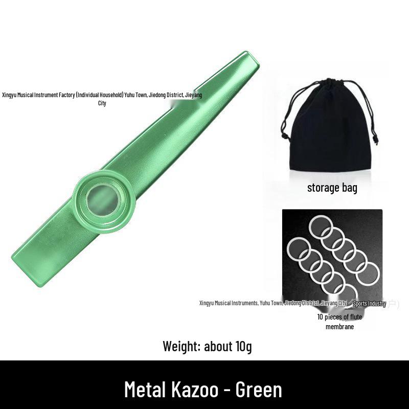 Metal Kazoo Musical Instrument for Early Childhood Education and Adults