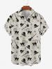 Men'S Cute Cat Printed Casual Shirt Daily Wear 3D Printing Classic Short Sleeve Shirt Fashion Hawaiian Shirts For Women Hrajuku