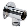 30cm Stainless Steel Shower A-rm & 5.5x6.5cm Bottom Hose Wall Mounted Accessory