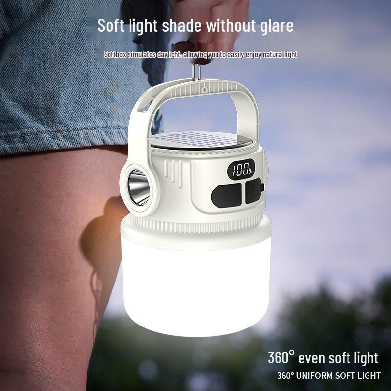 Rechargeable LED Camping Light: Portable, Multifunctional, High-Power Tent & Emergency Light