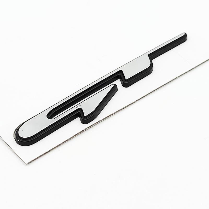 3d ABS Chrome Black Logo GT Line Emblem Car Trunk Badge Adhesive Decal GT Line Sticker Accessories
