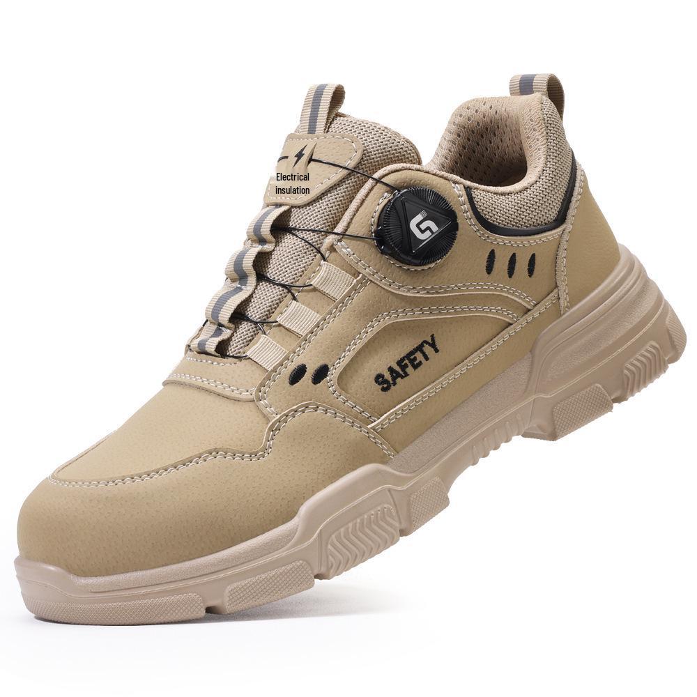 Men's 10KV Insulated Winter Safety Shoes: Anti-Smash, Anti-Puncture, Wear-Resistant, Comfortable for Long Standing