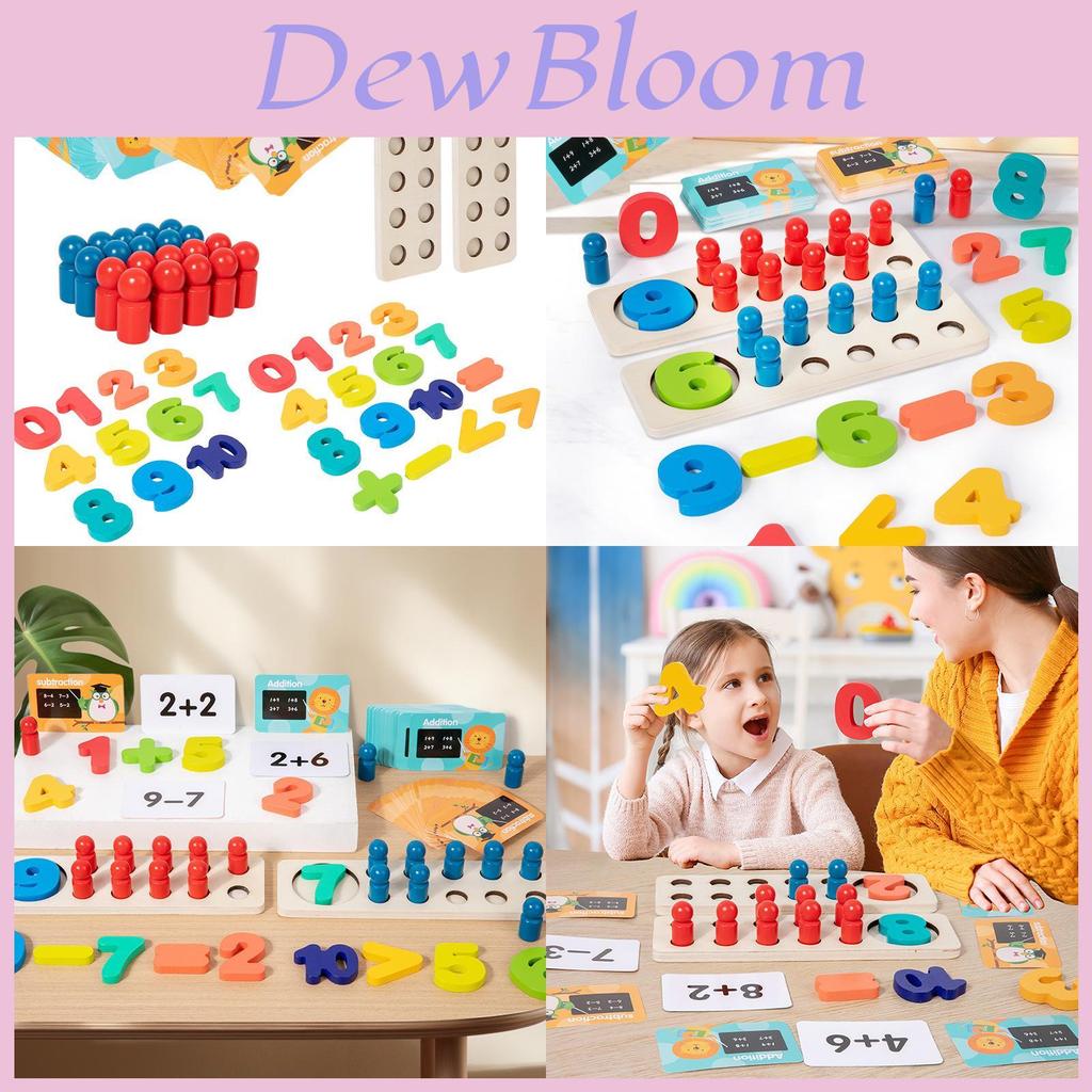 Wooden Math Learning Toy For Kids With Number And Addition Subtraction Skills Educational Gift