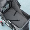 Dog Stroller Dog Buggy, Foldable, for Dogs & Cats up to 10 kg, 75 x 45 x 97 cm, Dark Gray