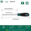 SATA Double-Ended Short Screwdriver: Magnetic, Strong S2 Steel, Flathead & Phillips.