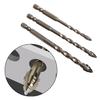 Tungsten Steel Triangle Drill Bit Set 3pcs Perfect for Tile Applications