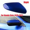 2X For Honda CIVIC 2016-21 Side Car Rearview Mirror Cover Trim Cap Replacement