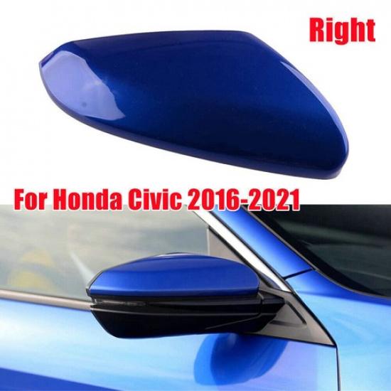 2X For Honda CIVIC 2016-21 Side Car Rearview Mirror Cover Trim Cap Replacement