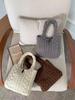 Korean Retro Chunky Yarn Knit Handbag - Cute Mini Design