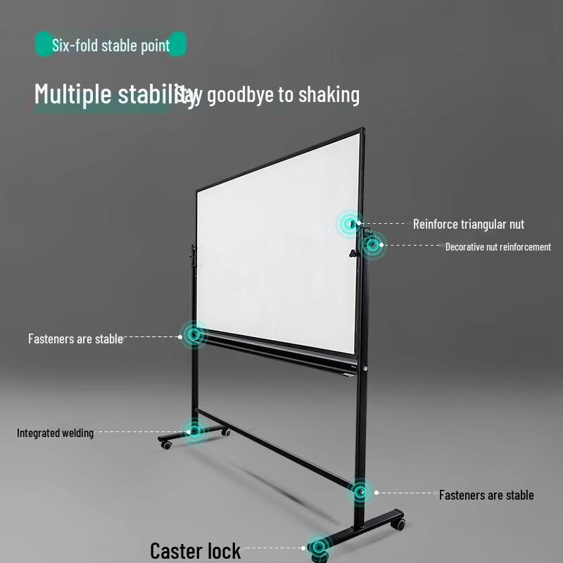 Deli Mobile Reversible Magnetic Whiteboard
