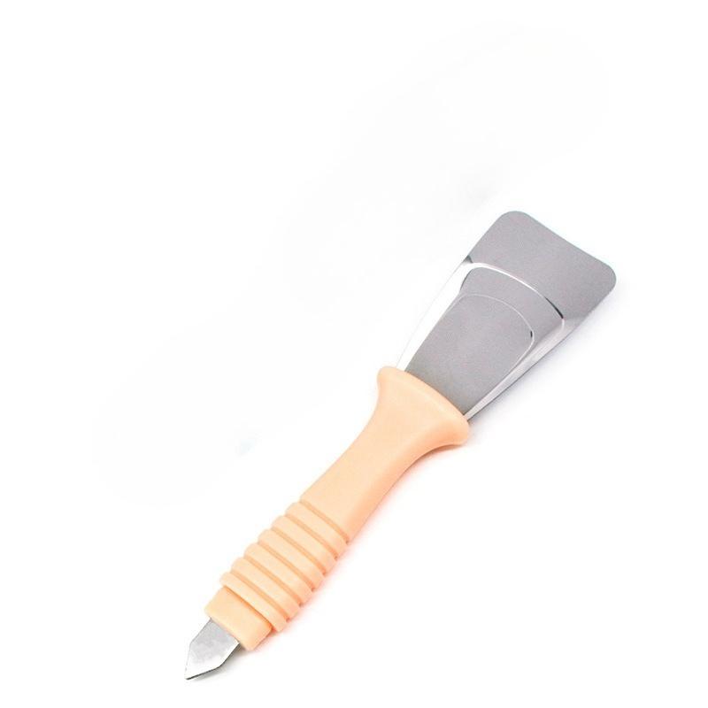 1Pc Kitchen Deicing Shovel Stainless Steel Deicer Cleaning Ice Cube Freezer Refrigerator Defrost Shovel Scraping Ice Shovel Tool