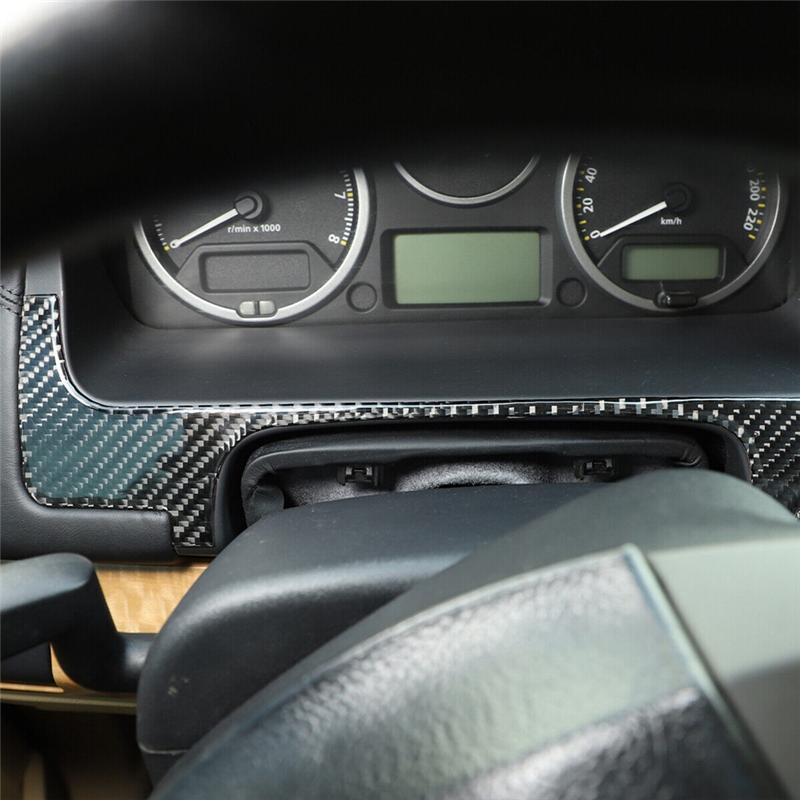 1 PCS Dashboard Decorative Trim Stickers Carbon Fiber Replacement Parts For Land Rover Freelander 2 2007-2012