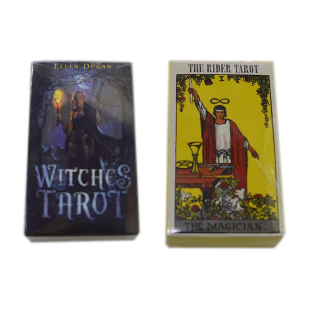 78Pcs Rider Waite Tarot Deck Cards English Full Version Commemorative Edition