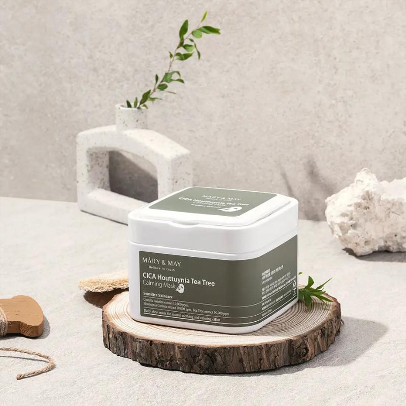 Mary&May Cica Houttuynia Tea Tree Calming Mask 400g 30EA