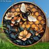 Garden Decoration, Wooden Hanging Decorative Signs, Bee Patterns, 2D Graphic Products, Housewarming Gifts for Friends