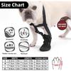 Dog Paw Injury Protective Cover with Collar Dog Front Paw Shoe Cover Release Anti-collision and Anti-dirty Going Out Shoes