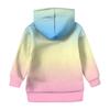 Girls' Hooded Tie-Dye Sweatshirt - Pullover Print Top